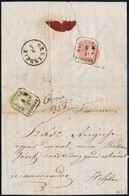 1867 3kr + 5kr Helyi Ajánlott Levélen / On Registered Local Cover 'GROSSWARDEIN RECOMAN' - Autres & Non Classés