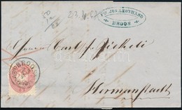 1867 5kr Levélen / On Cover 'BROOS / In Siebenbürgen' - Hermannstadt - Autres & Non Classés