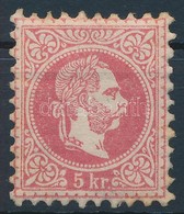 * 1867 5kr Lilás Rózsaszín / Purple Pink. Certificate: Steiner - Andere & Zonder Classificatie