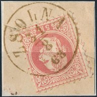 1867 5kr Kivágáson / On Cutting, Barna / Brown 'ZSOLNA' - Altri & Non Classificati