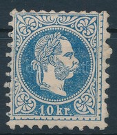 * 1867 10kr Matt Kék / Matt Blue. Certificate: Steiner - Otros & Sin Clasificación