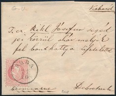 1867 5kr Levélen 'KABA' - 'DEBRECZEN' - Other & Unclassified