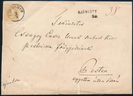 ~1867 15kr Ajánlott Levélen / On Registered Cover 'TRENCHIN' - Pest (kis Szakadások / Tears) - Andere & Zonder Classificatie