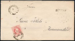 1868 5kr Levélen / On Cover 'BREZNOBÁNYA' + 'BÉRMENT.' - Herrmanstadt - Autres & Non Classés