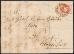 1868 5kr Levélen 'GYULA FEHÉR VÁR / VÁR' - Klagenfurt. Signed: Ferchenbauer - Autres & Non Classés