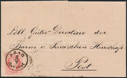 1868 5kr Levélen / On Cover 'ARAD / Bahnhof' - Pest - Autres & Non Classés