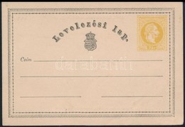 1869 2kr Díjjegyes Levelezőlap, Használatlan / 2kr PS-card, Unused - Sonstige & Ohne Zuordnung