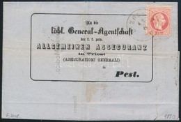 1870 5kr Nyomtatott Levélen / On Printed Cover 'Ó-ZÓLYOM' - Autres & Non Classés