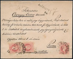 1871 3 X 5kr Ajánlott Levélen / On Registered Cover 'NAGYSZOMBAT' - Pest - Sonstige & Ohne Zuordnung