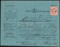 1871 5kr Postautalványon / On Money Order 'DOBRA' - Lippa - Autres & Non Classés