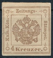 * 1853 Hírlapilleték Bélyeg 4kr / Newspaper Duty Stamp 4kr - Otros & Sin Clasificación