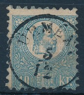 O 1871 Kőnyomat 10kr Képbe Fogazott, Javított Bélyeg / Mi. 4 Repaired Stamp 'ÜRMÉNY' (Gudlin 350 Pont) - Sonstige & Ohne Zuordnung