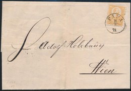 1871 Kőnyomat 2kr Levélen / Mi 1 On Cover 'PÁPA' - Wien - Sonstige & Ohne Zuordnung