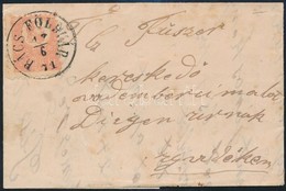 1871 Kőnyomat 5kr Levélen / Mi 3 On Cover 'BÁCS-FÖLDVÁR' - Újvidék - Sonstige & Ohne Zuordnung