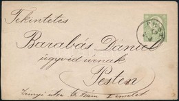 ~1871 3kr Díjjegyes Helyi Boríték / Local PS-cover 'PEST' - Autres & Non Classés