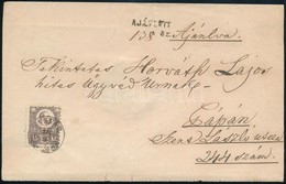 1872 Réznyomat 15kr Ajánlott Levélen / Mi 12 On Registered Cover 'VASVÁR' - Pápa - Sonstige & Ohne Zuordnung