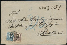 ~1873 Réznyomat 10kr + 15kr 3. Súlyfokozatú Távolsági Ajánlott Levélen / Mi 11 + 12 On Registered Cover 3rd Weight Class - Otros & Sin Clasificación