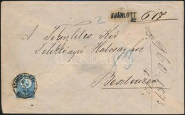 ~1873 Réznyomat 2 X 10kr 2. Súlyfokozatú Távolsági Ajánlott Levélen / 2 X Mi 11 On Registered Cover 2nd Weight Class 'SZ - Altri & Non Classificati