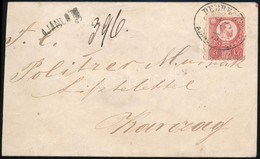 1873 Réznyomat 5kr + 10kr Ajánlott Levélen / Mi 10-11 On Registered Cover 'DEBRECZEN AJÁNLOTT' - Autres & Non Classés