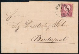 1874 Réznyomat 5kr Levélen / Mi 10 On Cover 'NAGY-Szalonta' - Budapest - Autres & Non Classés