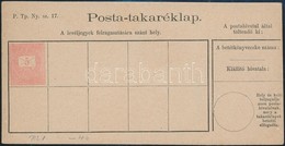 1890 5kr Postatakaréklap, Használatlan /  PS-savings Card, Unused - Sonstige & Ohne Zuordnung