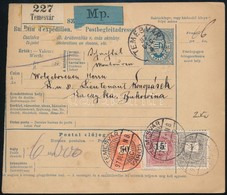 1897 Csomagszállító 66kr Bérmentesítéssel / Parcel Card 'TEMESVÁR' - Kaczyka - Other & Unclassified
