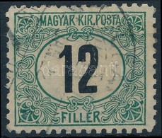 O 1903 Zöldportó 12f 'B' (30.000) / Postage Due Mi 6 Perforation 11 1/2 - Autres & Non Classés