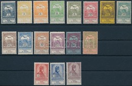 ** 1913 Árvíz I. Sor (60.000) / Mi 128-144 (3f Foltok / Spots) - Otros & Sin Clasificación