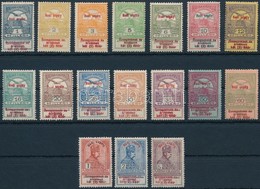 ** 1914 Hadisegély I. Sor (60.000) / Mi 145-161 (25f Foltok / Spots) - Autres & Non Classés