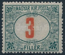 * 1919 Köztársaság Portó 3f Felülnyomat Nélkül (**100.000) / Postage Due Mi 47 Without Overprint. - Sonstige & Ohne Zuordnung