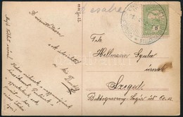 1910 Képeslap / Postcard 'POSTAKÖZVETÍTŐ MISKOLCZ-BUDAPEST 421. SZ. SZEMÉLYVONATBAN' - Sonstige & Ohne Zuordnung