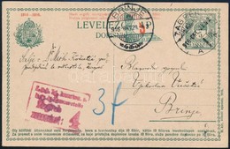 1916 Felezett 6f Portóbélyeggel Portózott Hadi Segély Díjjegyes Cenzúrás Levelezőlap  / Bisected 6f Postage Due Stamp On - Sonstige & Ohne Zuordnung