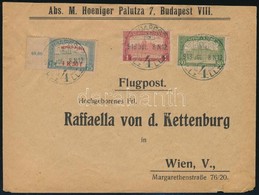 1918 Légi Levél  Bécsbe / Airmail Cover To Vienna - Sonstige & Ohne Zuordnung