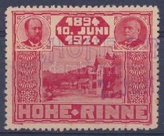 O 1924 Hohe Rinne 1Leu - Otros & Sin Clasificación