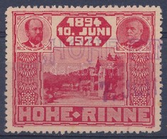 O 1924 Hohe Rinne 1Leu - Autres & Non Classés