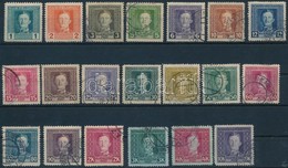 * O 1917-1918 20 érték 12 1/2 Fogazással (15.500) / 20 Stamps With 12 1/2 Perf. - Andere & Zonder Classificatie