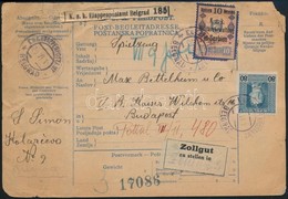 1918 Tábori Csomagszállító / Field Parcel Card - Sonstige & Ohne Zuordnung