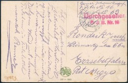 1915 Tábori Posta Képeslap / Field Postcard 'Durchgesehen F.J.B. Nr.16.' + 'FP 353' - Otros & Sin Clasificación