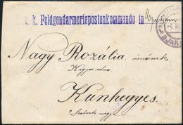 ~1916 Tábori Posta Levél / Field Post Cover 'K.u.k. Feldgendarmeriepostenkommando In Crmljani' + 'EP DJAKO(VA)' - Autres & Non Classés