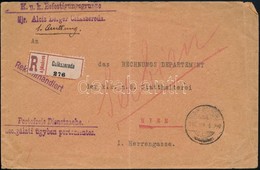 1916 Ajánlott Tábori Levél / Registered Field Post Cover 'K.u.k. Befestigungsgruppe Mjr. Alois Berger Csikszereda'' - Autres & Non Classés