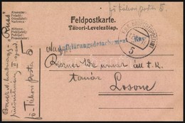 1916 Tábori Posta Levelezőlap / Field Postcard 'Aufklärungsdetachement Russ' + 'HP 5' - Otros & Sin Clasificación
