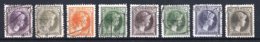 Luxembourg 1926 : Timbres Yvert & Tellier N° 164 - 165 - 166 - 167 - 168 - 169 - 170 - 171 - 172 - 173 - 176 - 178 - ... - Oblitérés