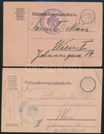 1916 2 Db Tábori Posta Levelezőlap / 2 Field Postcards 'EP GRUBIESZOW' - Altri & Non Classificati