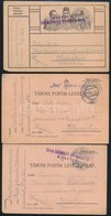 1916 3 Db Tábori Posta Levelezőlap / 3 Field Postcards 'Russ Felderítő Különítmény' - Otros & Sin Clasificación