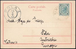 1903 Képeslap Francia-Kongóból A Zenta Cirkáló Dél-amerikai útjáról, Erwin Raisp Con Caliga Tengerésztiszt, A Későbbi Ad - Other & Unclassified