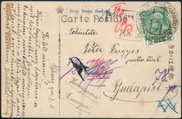 1912 Képeslap Kínából 5h Osztrák Bélyeggel / Postcard From China With Austrian 5h Stamp 'K.u.k. MARINEDETACHMENT IN PEKI - Altri & Non Classificati