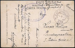 1917 Tábori Posta Képeslap A Dunai Flottilla Monitorjáról / Field Postcard 'S.M.S. BODROG' + 'FP 299 B' - Sonstige & Ohne Zuordnung