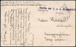 1917 Képeslap Haditengerészeti Postával / Postcard 'Werfte Der K.u.k. Kriegsmarine' + 'HP 449' - Other & Unclassified