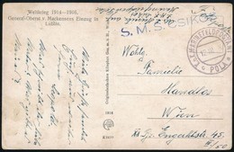 1918 Képeslap / Postcard 'S.M.S. CSIKÓS' + 'MFP POLA C' - Wien - Other & Unclassified