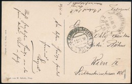 1918 Képeslap / Postcard 'S.M.S. ZRÍNYI' + 'MFP POLA C' -Wien - Other & Unclassified